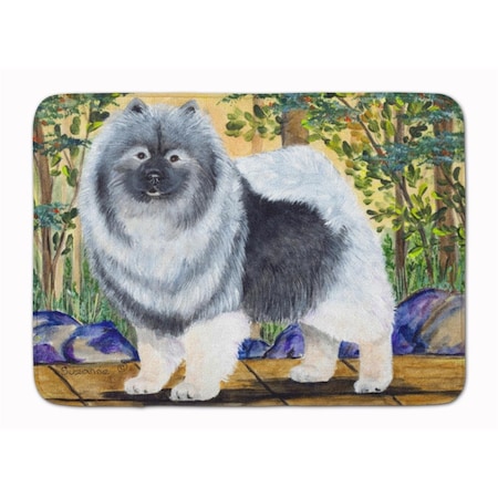 Carolines Treasures Keeshond Machine Washable Memory Foam Mat SS8127RUG